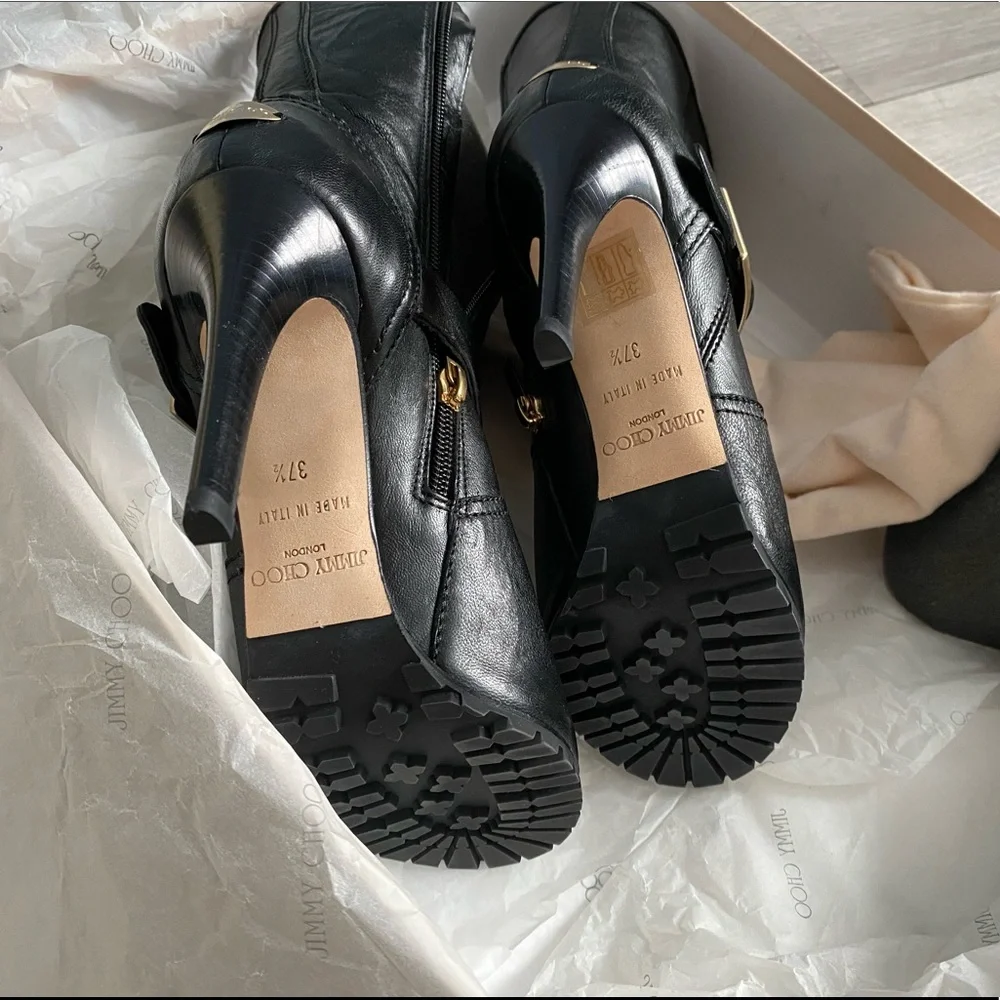 🎉HP🎉JIMMY CHOO BIKER BOOTIES - Picture 8 of 16